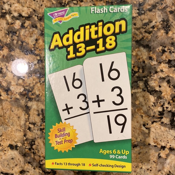 EUC Lot of Math Flash Cards - Picture 3 of 12